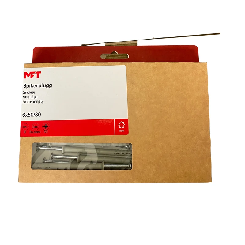 Spikplugg MFT 6x50/80 10st/frp