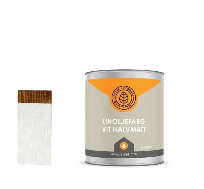 Linoljefärg Selder & Co - Stockholmsvit
