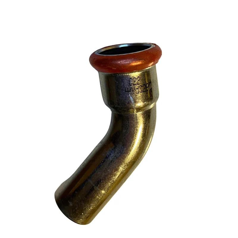 Pressböj 45° rostfri C22 1 muff