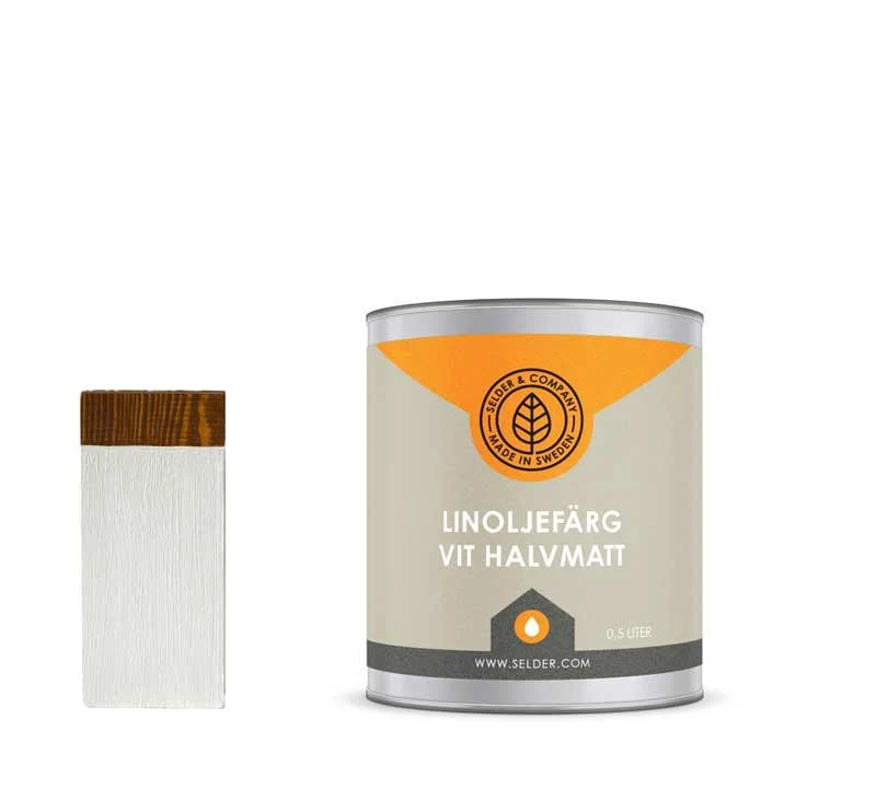 Linoljefärg Selder & Co - Silvergrå