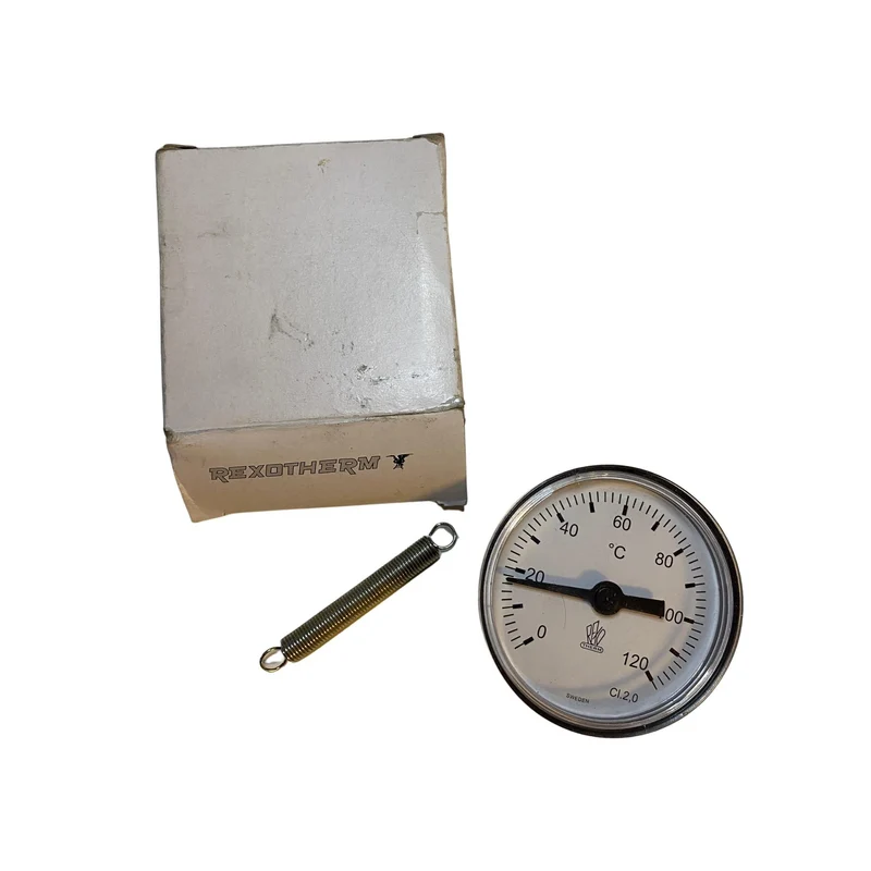 Rörtermometer Rexotherm med fjäderfäste