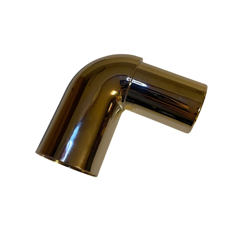 Rörböj 35x28 krom 90°