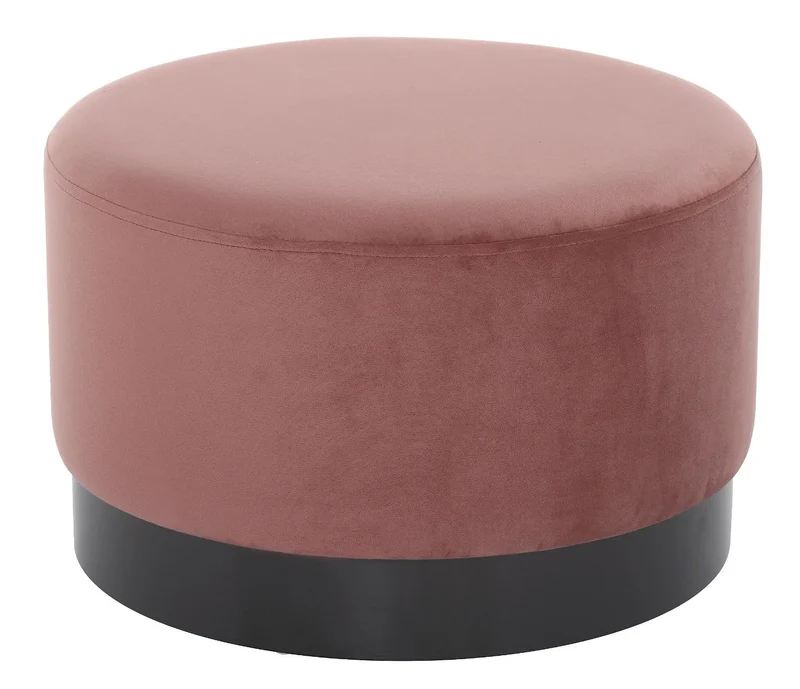 Pall Nuevo Nero 55x35cm Sammet Puderrosa