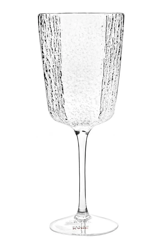 Rödvinsglas KARE DESIGN - CASCATA, transparent, 440 ml