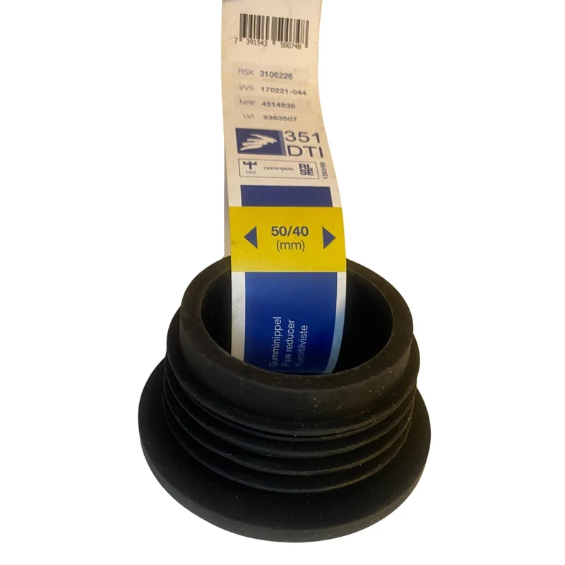 Reduktionsnippel Gummi 50/40 mm Purus