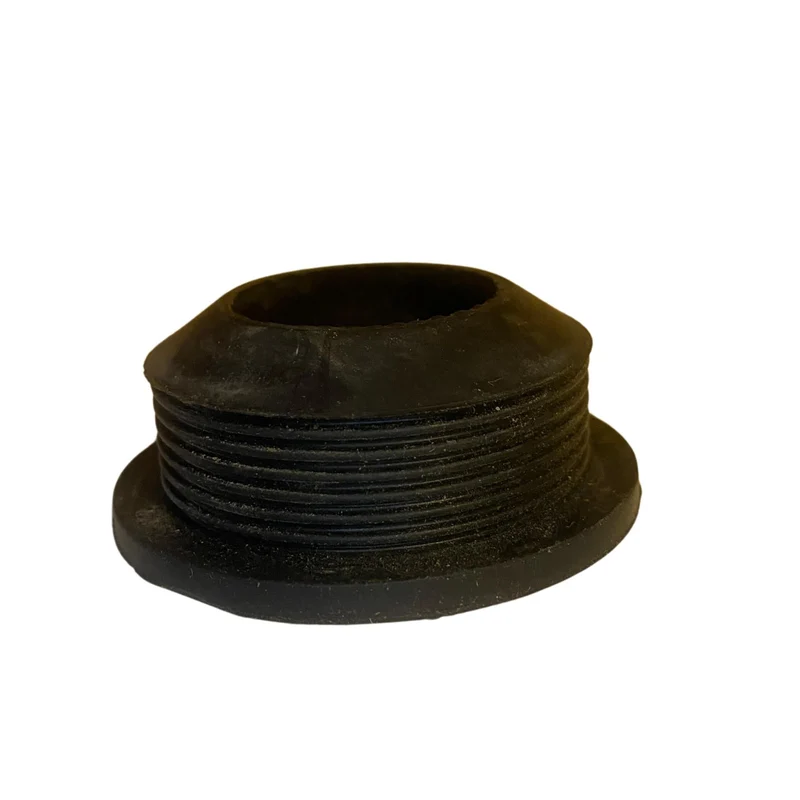 Gumminippel 55 x 35 mm svart