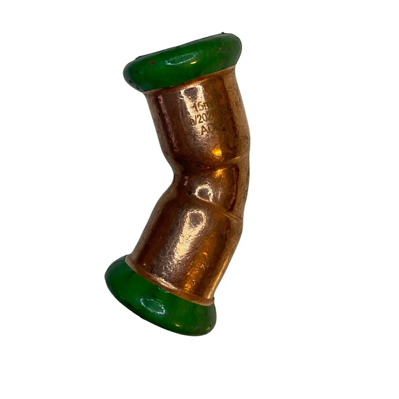 Böj 15 mm presskoppling koppar 2 muff