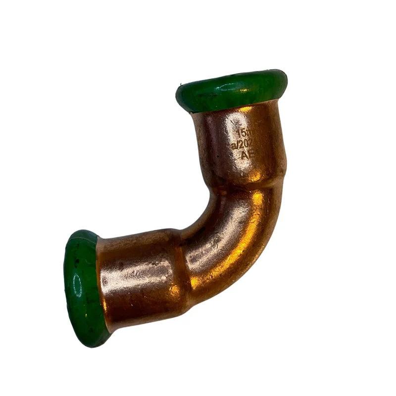 Böj 15 mm presskoppling koppar 2 muff