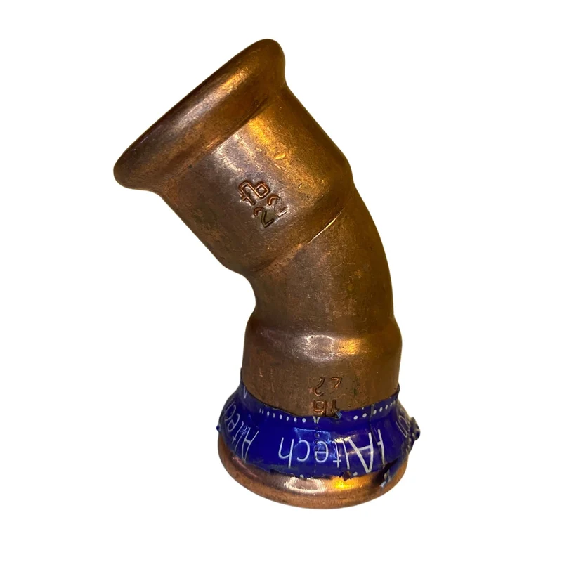 Böj 22 mm presskoppling koppar Altech 2 muff