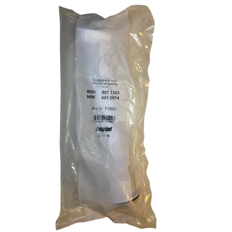 Teleskoprör rakt 200x32 mm PP Faluplast