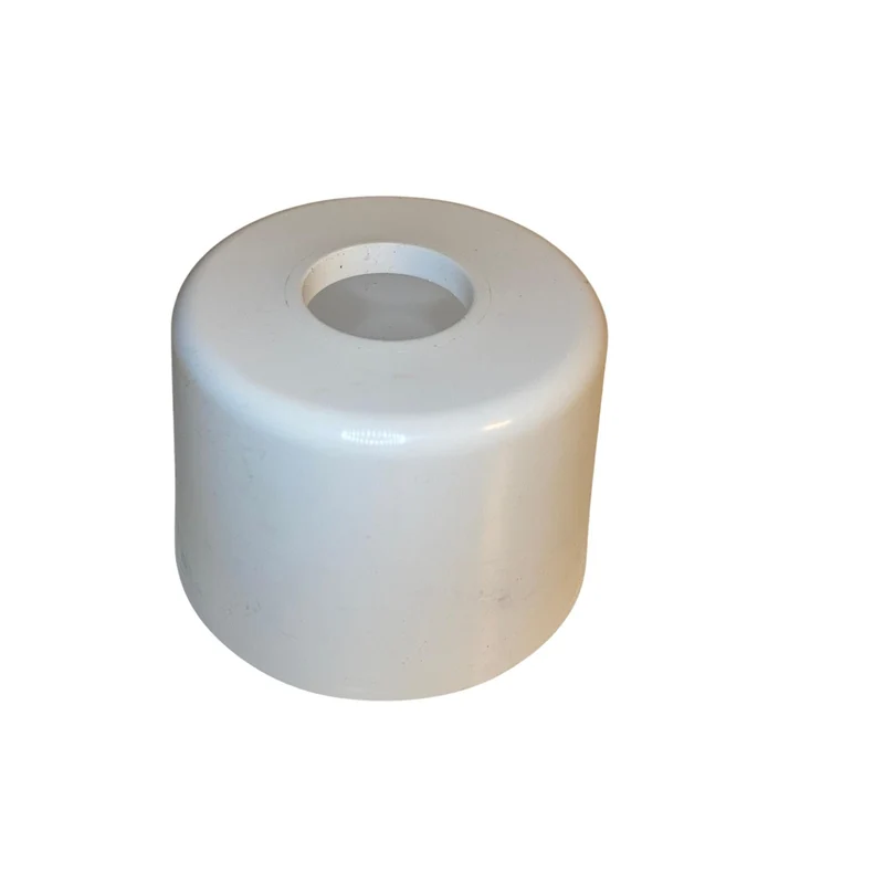 Golvhuv PP 95x28 mm vit