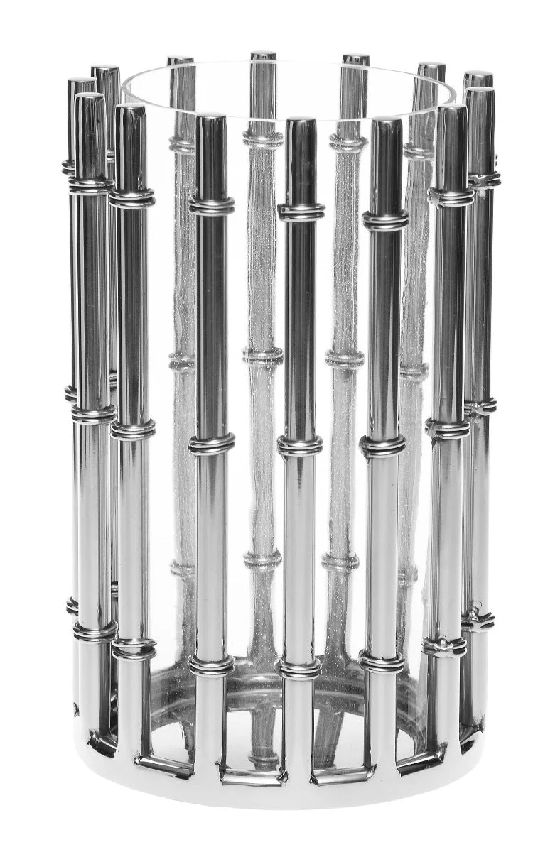 Lykta Pillar 13x13x21cm Silver