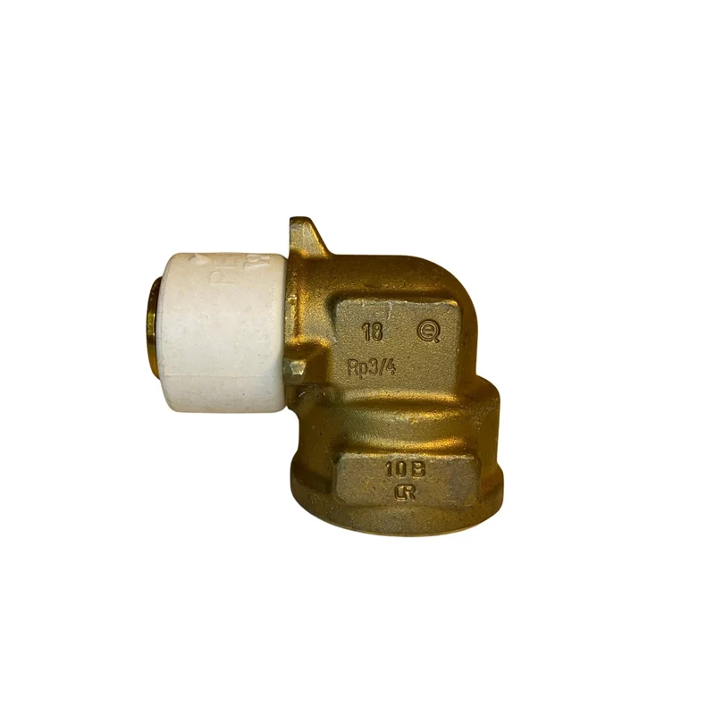 Vinkelkoppling PEX 18 mm Rp 3/4 mässing