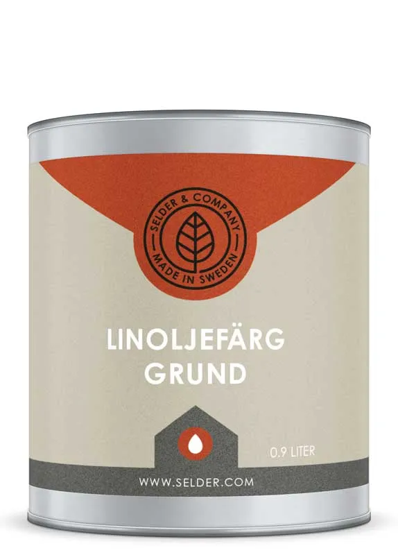 Linoljefärg Selder & Co - Vit grund