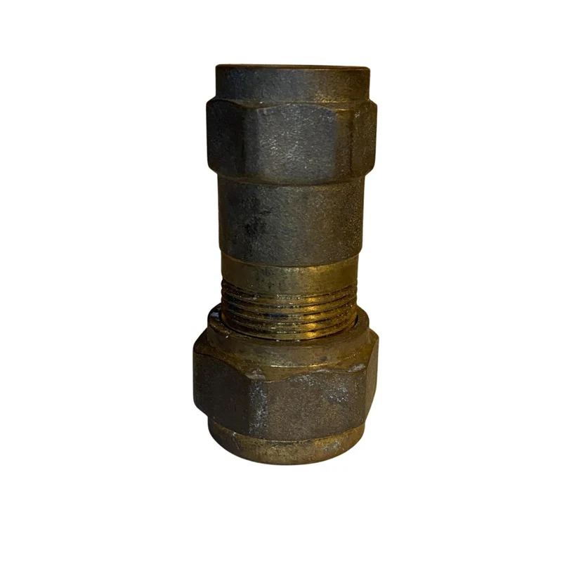 Klämringskoppling 18mm i mässing rak modell