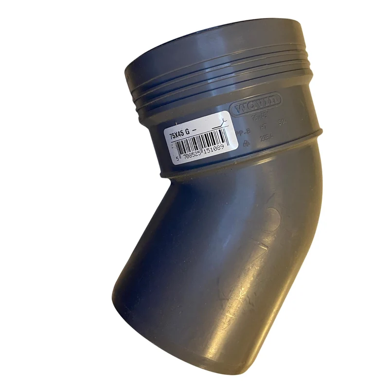 Böj 45° PP-B S14 75 mm Wavin