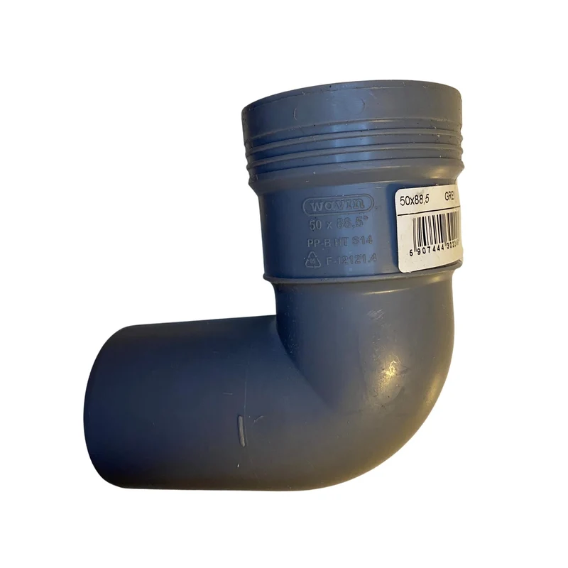 Avloppsböj 88,5° PP 50mm Wavin