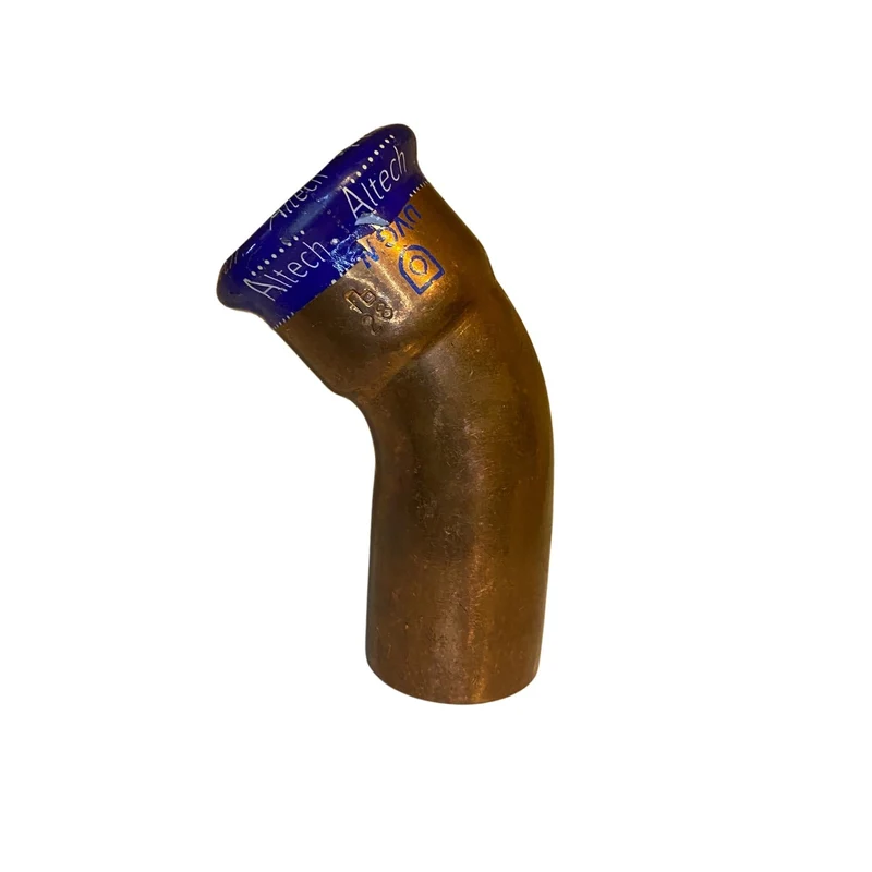 Böj 45° med 1 muff Typ M Koppar 28 mm Altech