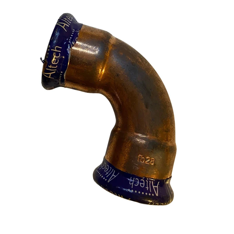 Pressböj 90° 28mm koppar Altech