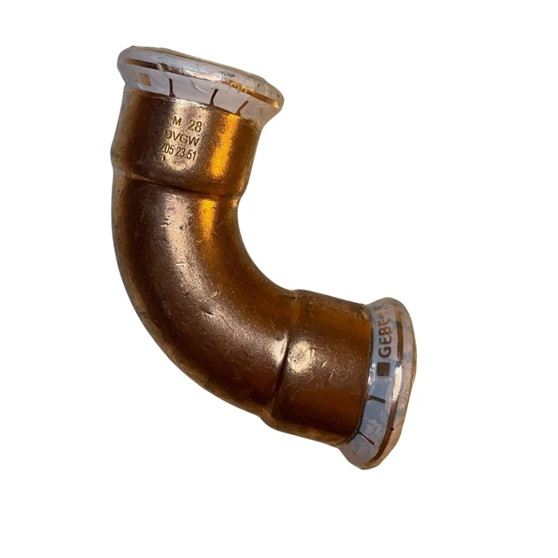 Pressböj 90° 28mm koppar Geberit typ-M