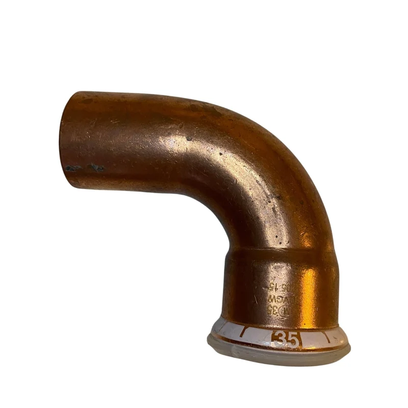 Pressböj 90° 35mm koppar Geberit M-profil
