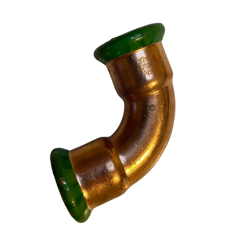 Pressböj 90° koppar 22 mm