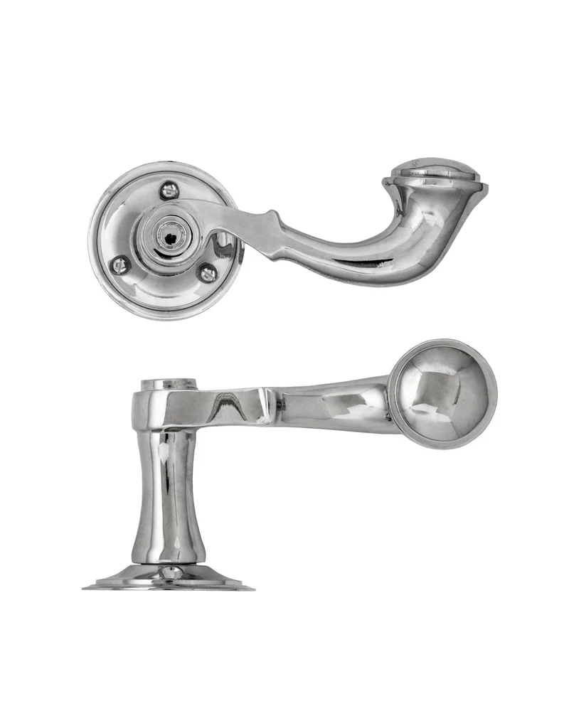 Dörrhandtag - Posthorn klassiskt nickel