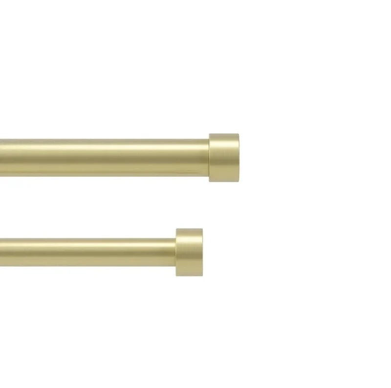 Gardinstång dubbel UMBRA - CAPPA 91 - 168 cm, guld