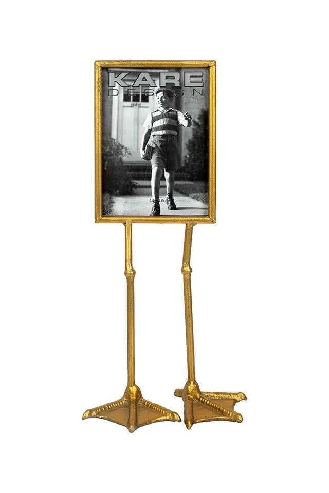 Fotoram KARE DESIGN - DUCK FEET VERTIKAL, 13x18 cm, guld