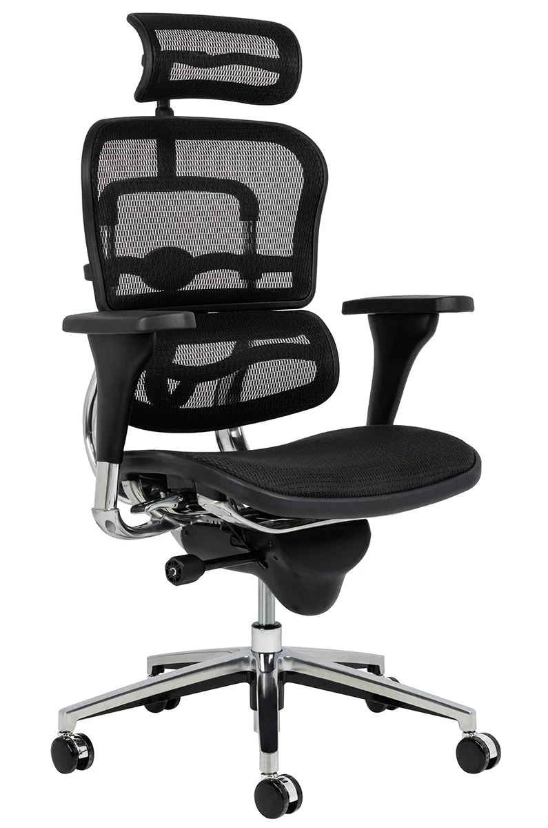 Kontorsstol - ERGO, Ergonimisk, Svart