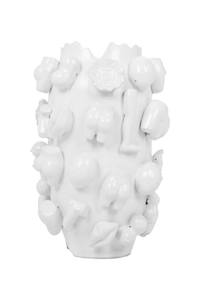 Vas KARE DESIGN - BODY PARTS, 37cm, vit