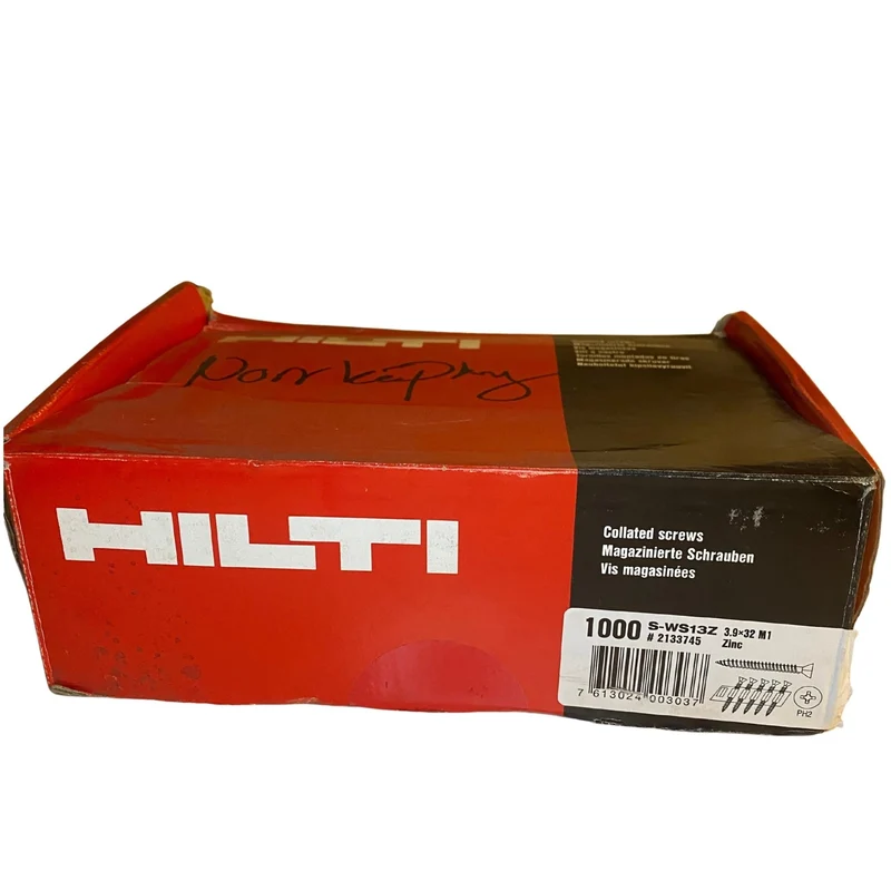 Bandad skruv 3,9x32 S-WS13Z M1 Hilti elförzinkad 1000-pack