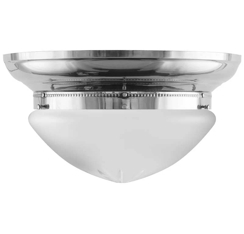Plafond - Taklampa Frödingplafond 300 nickel, slipat mattglas