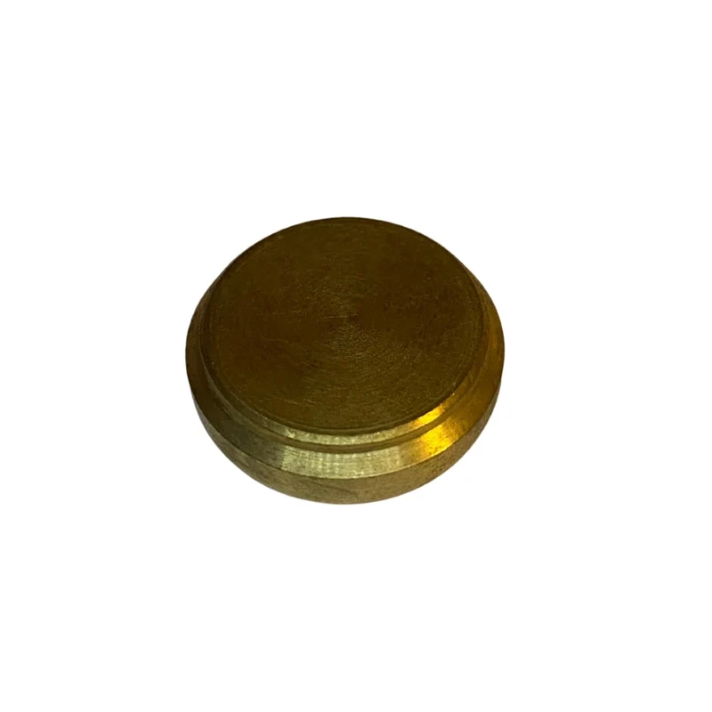 Ändplugg i mässing 18 mm