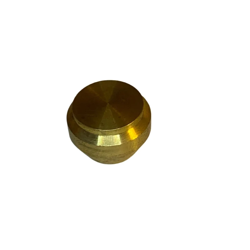 Ändplugg i mässing 15 mm rund