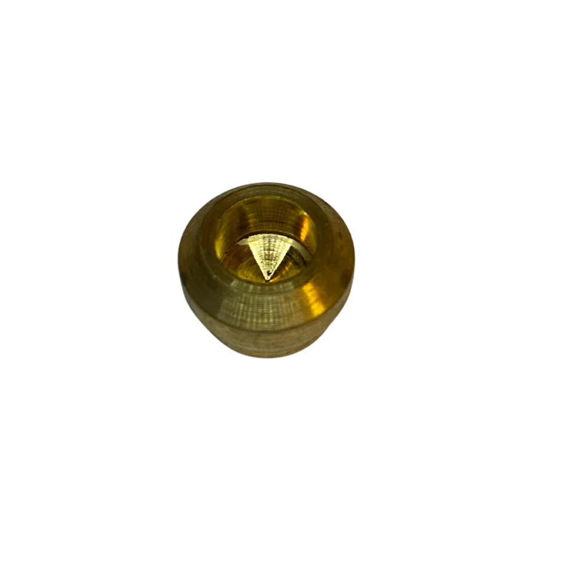 Ändplugg i mässing 8 mm rund