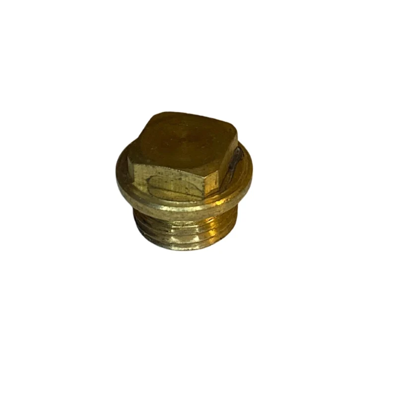 Propp mässing 12 mm utvändig gänga