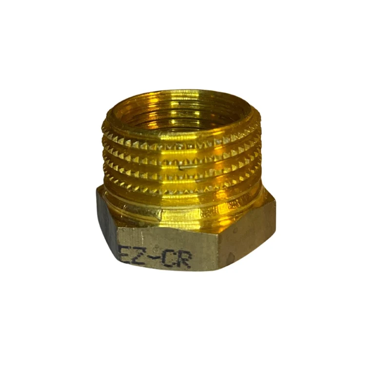 Övergångsnippel EZ-CR mässing 18 mm invändig x utvändig gänga