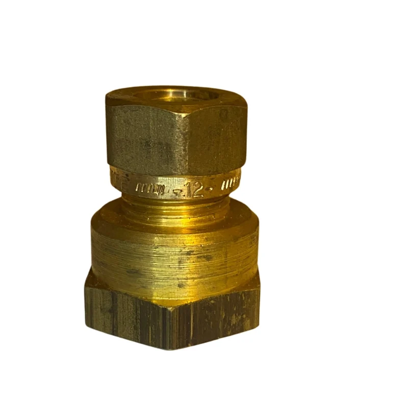 Rak koppling 12 mm mässing Vatette