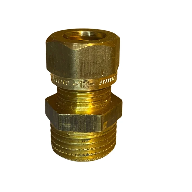 Rak koppling invändig gänga 12 mm mässing Vatette