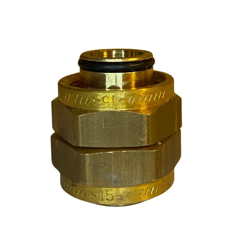 Klämringskoppling 15 mm mässing