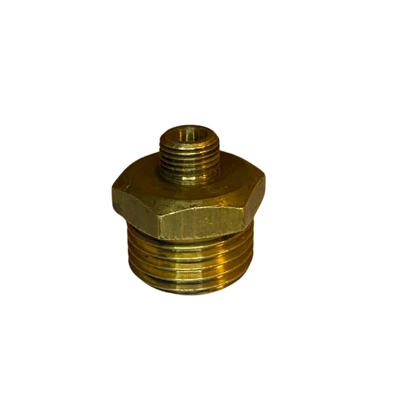 Reduceringsnippel mässing 18 mm utvändig gänga