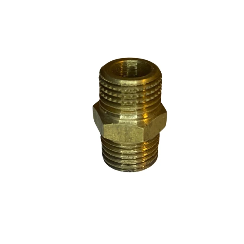 Dubbelnippel mässing utvändig 12mm