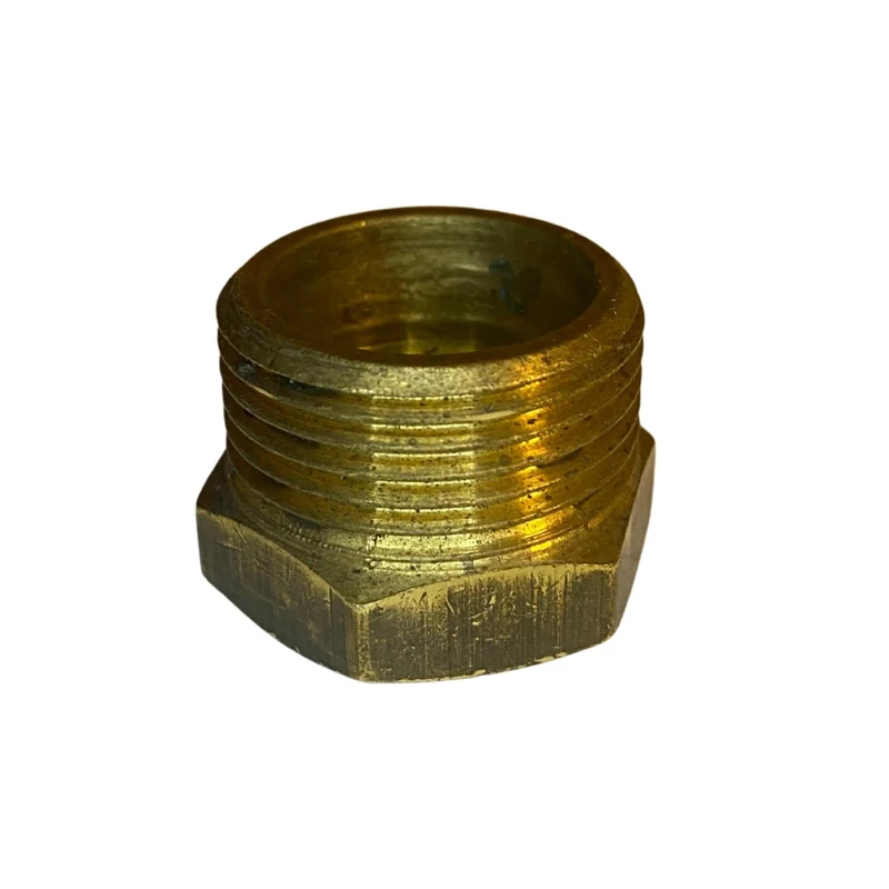 Övergångsnippel mässing utvändig gänga 22mm