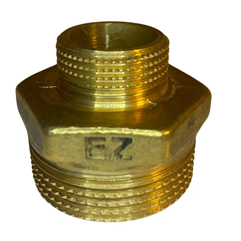 Dubbelnippel EZ mässing utvändig 40mm