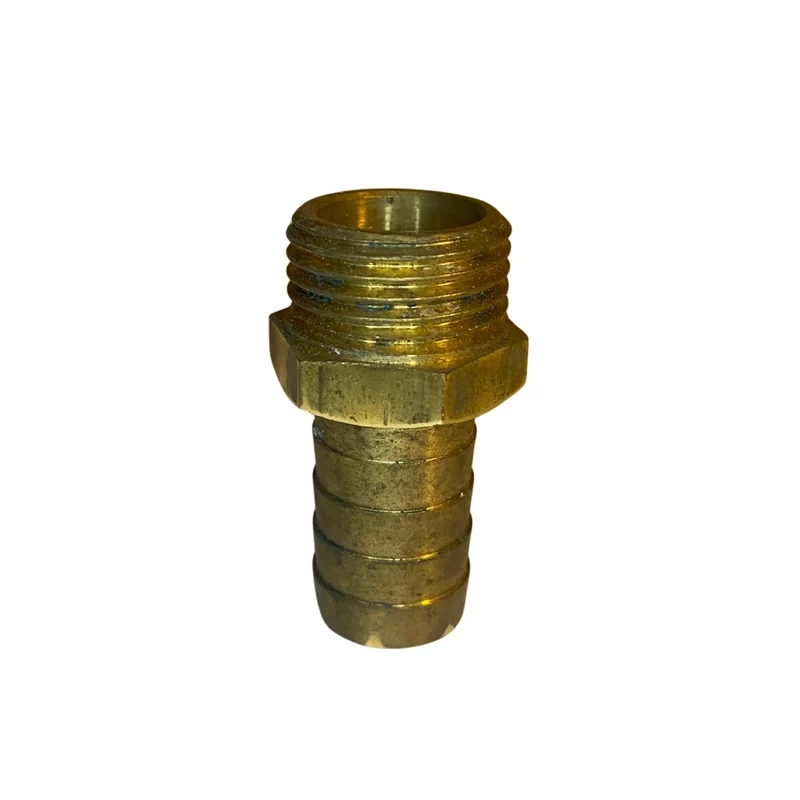 Slangnippel mässing 18mm utvändig gänga