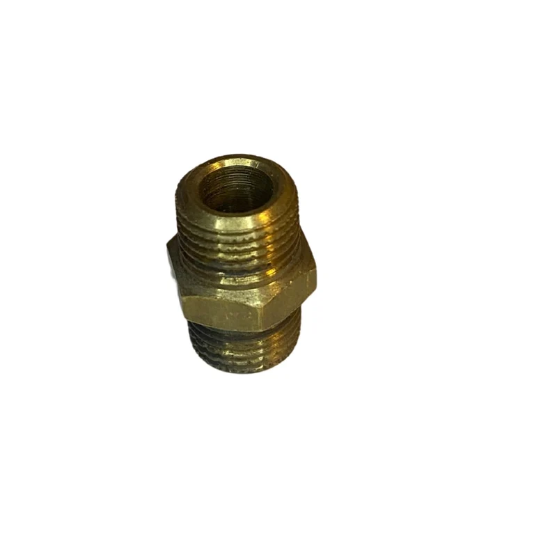 Gängnippel mässing utvändig 8mm