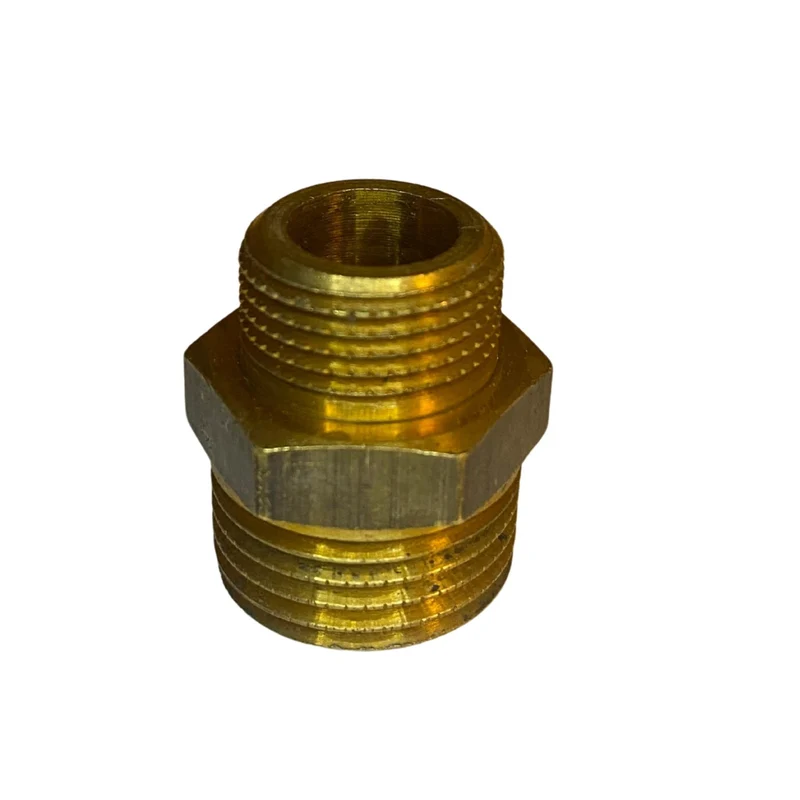 Gängnippel mässing utvändig 28mm