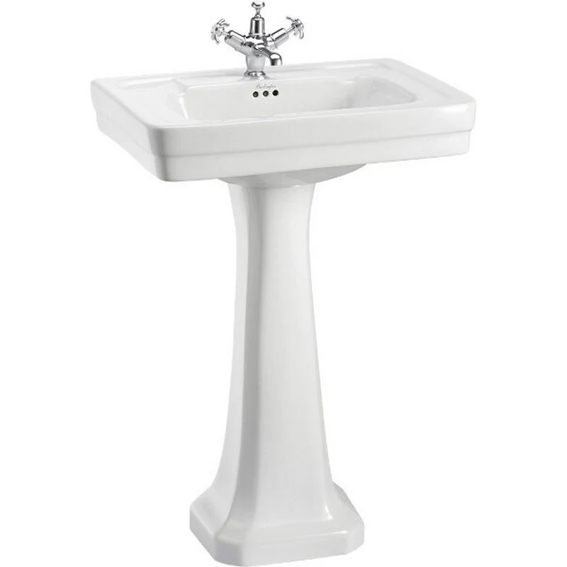 Tvättställ - Burlington Clean 58 cm med piedestal