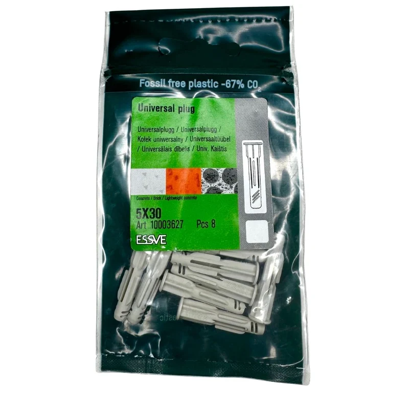 Universalplugg 5x30 mm ESSVE 8-pack